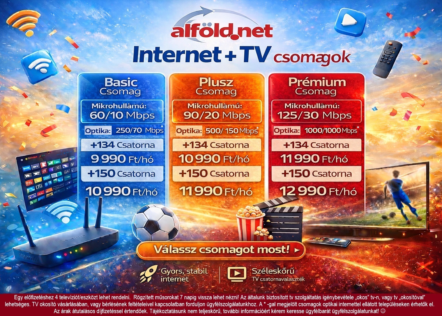 Internet IP TV csomagok 2026 02